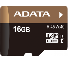 Карта памяти A-Data Premier microSDHC Class 10 UHS-I U1 16GB