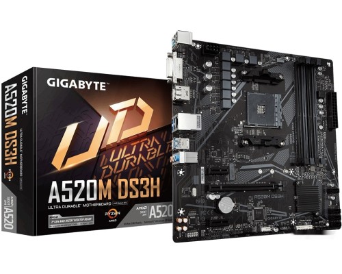 Материнская плата Gigabyte A520M DS3H (rev. 1.0)