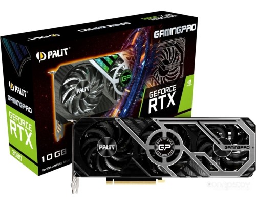 Видеокарта PALIT GeForce RTX 3080 GamingPro 10GB GDDR6X NED3080019IA-132AA