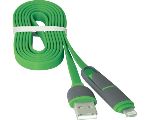 Кабель Defender USB10-03BP (зеленый) [87489]