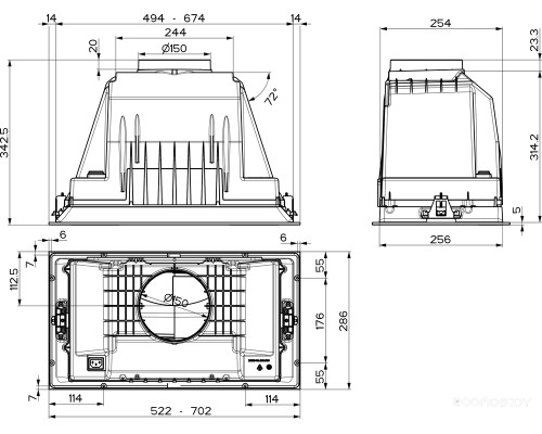 Вытяжка Faber Inka Plus HCS X A52 305.0602.049