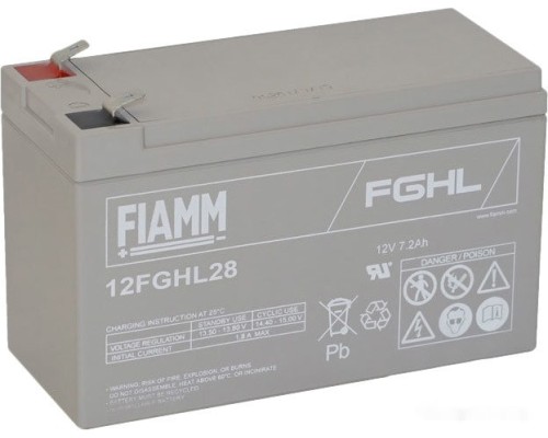 Аккумулятор для ИБП FIAMM 12FGHL28 (12В/7.2 А·ч)