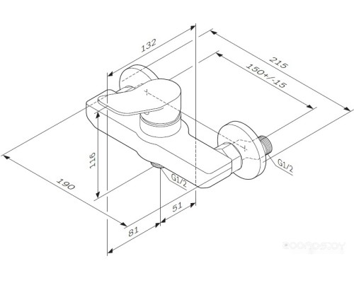 Смеситель Am.Pm X-Joy F85A20000