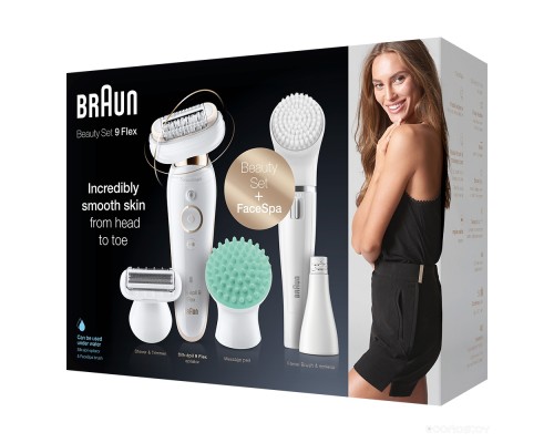 Набор для эпиляции Braun SES 9300 3D Silk-epil 9 Flex