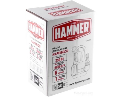 Дренажный насос Hammer NAP250CD