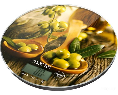 Кухонные весы Marta MT-1640 (олива)
