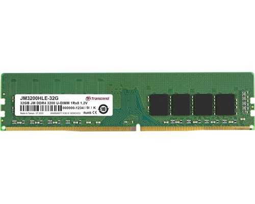 Модуль памяти Transcend JetRam 32GB DDR4 PC4-25600 JM3200HLE-32G