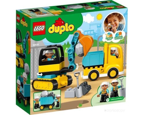 Конструктор Lego DUPLO Грузовик и гусеничный экскаватор 10931