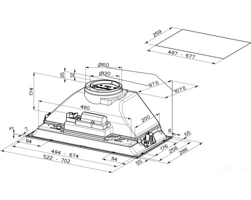 Вытяжка Faber Inka Smart HC X A52 305.0599.307