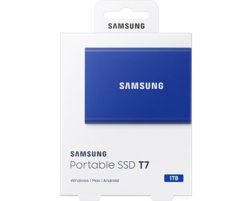 Внешний жёсткий диск Samsung T7 2TB (синий)