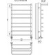 Водяной полотенцесушитель Terminus Арктур с полкой П8 500х796
