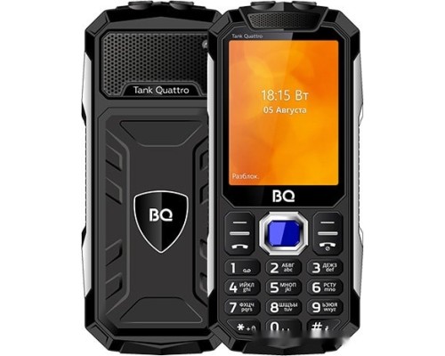 Мобильный телефон BQ-Mobile BQ-2819 Tank Quattro (черный)