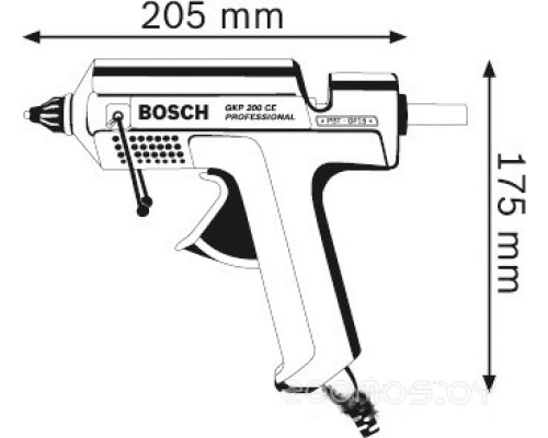 Клеевой пистолет Bosch GKP 200 CE (0.601.950.703)