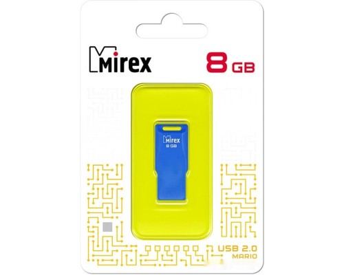 USB Flash Mirex Mario 8GB (синий)