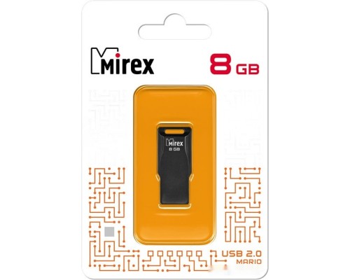 USB Flash Mirex Mario 8GB (черный)