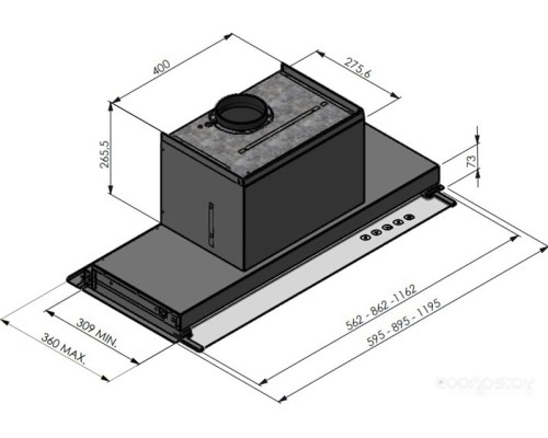 Вытяжка Faber Ilma Touch X A120 305.0567.014