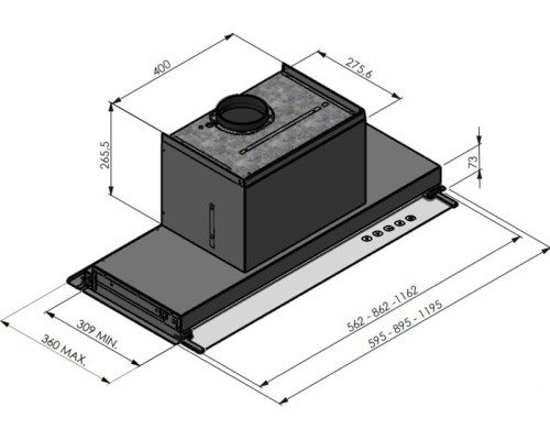 Вытяжка Faber Ilma Touch X A60 305.0567.012