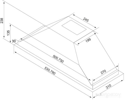 Вытяжка Beko HNU 51311 S