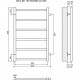 Водяной полотенцесушитель Terminus Вега П6 500х806 б/п 600