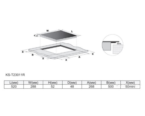 Варочная панель RICCI KS-T23011R