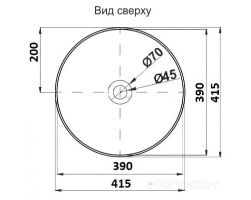 Умывальник CeramaLux N104 Умывальник CeramaLux N104