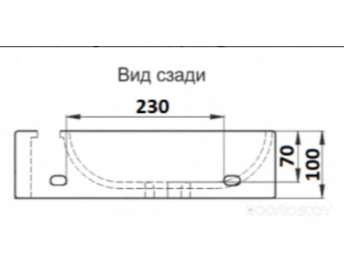 Умывальник CeramaLux 78204L Умывальник CeramaLux 78204L