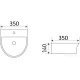 Умывальник CeramaLux 78370