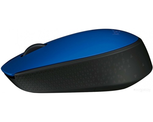 Мышь Logitech M171 Wireless Mouse синий/черный [910-004640]