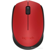 Мышь Logitech M171 Wireless Mouse красный/черный [910-004641]