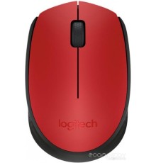 Мышь Logitech M171 Wireless Mouse красный/черный [910-004641]