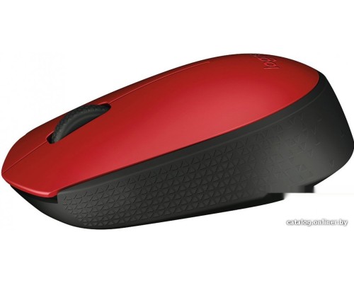 Мышь Logitech M171 Wireless Mouse красный/черный [910-004641]