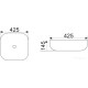 Умывальник CeramaLux D1301H004