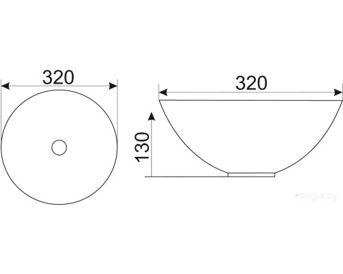 Умывальник CeramaLux MNC486 Умывальник CeramaLux MNC486