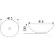 Умывальник CeramaLux MNC526