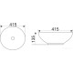 Умывальник CeramaLux MNC499