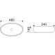 Умывальник CeramaLux MNC578