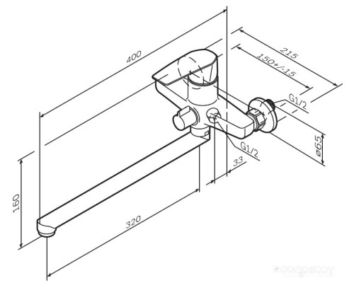 Смеситель Am.Pm Gem F90A90000