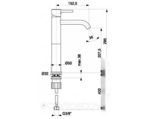 Смеситель Armatura Black 5822-612-81