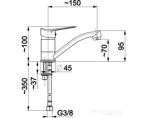 Смеситель Armatura Leonit 5312-915-00