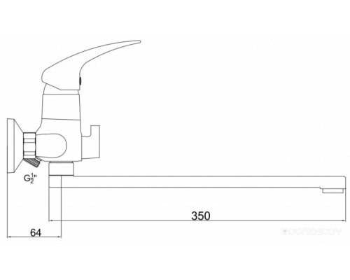 Смеситель Gross Aqua Basic 7211257C-35F