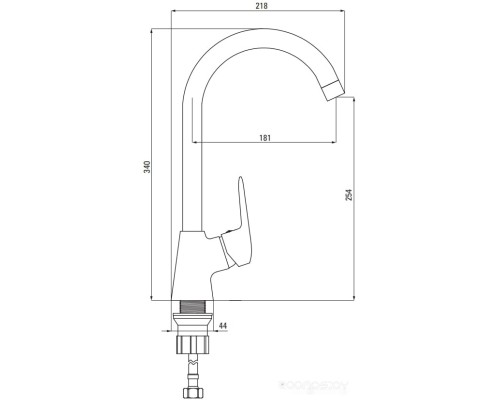 Смеситель Deante Boro BMO 062M