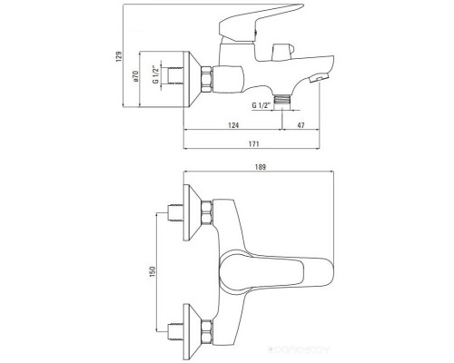 Смеситель Deante BORO BMO 011M