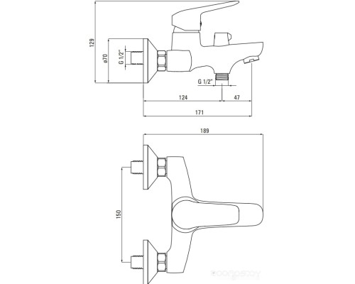 Смеситель Deante Boro BMO 010M