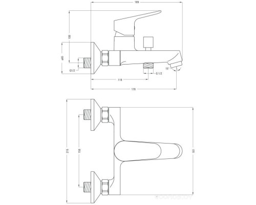 Смеситель Deante Chaber BGLB010M