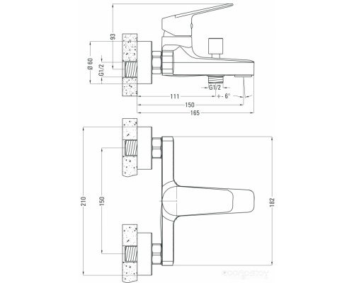 Смеситель Deante Jasmin BGJ 010M