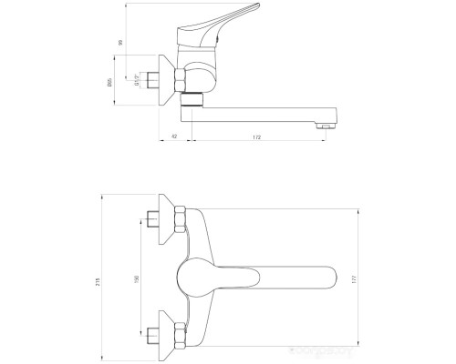 Смеситель Deante Joko BOJ 050M