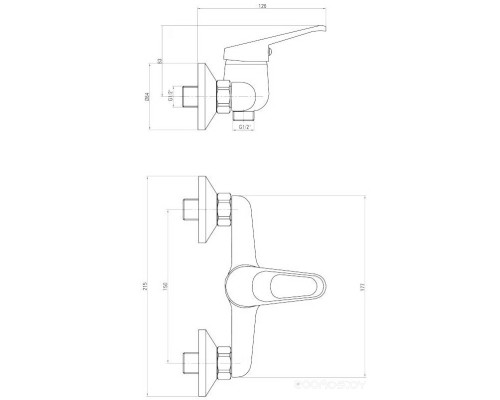 Смеситель Deante Neo Lobo BYU 041M