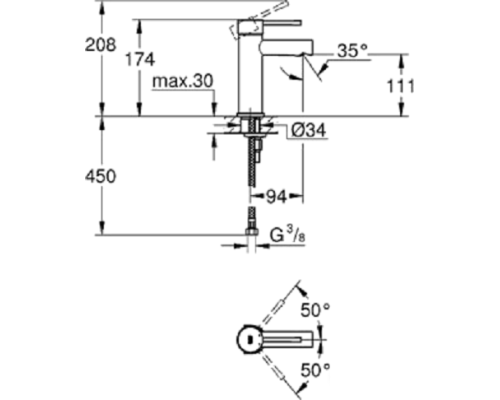 Смеситель Grohe Essence New 34294001