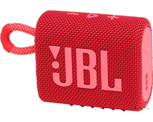 Беспроводная колонка JBL Go 3 (красный)