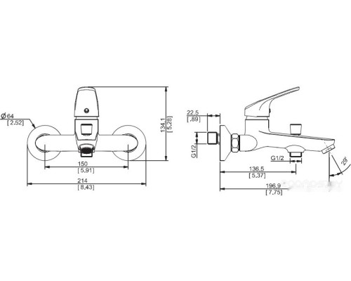 Смеситель ESKO Palermo PE 54